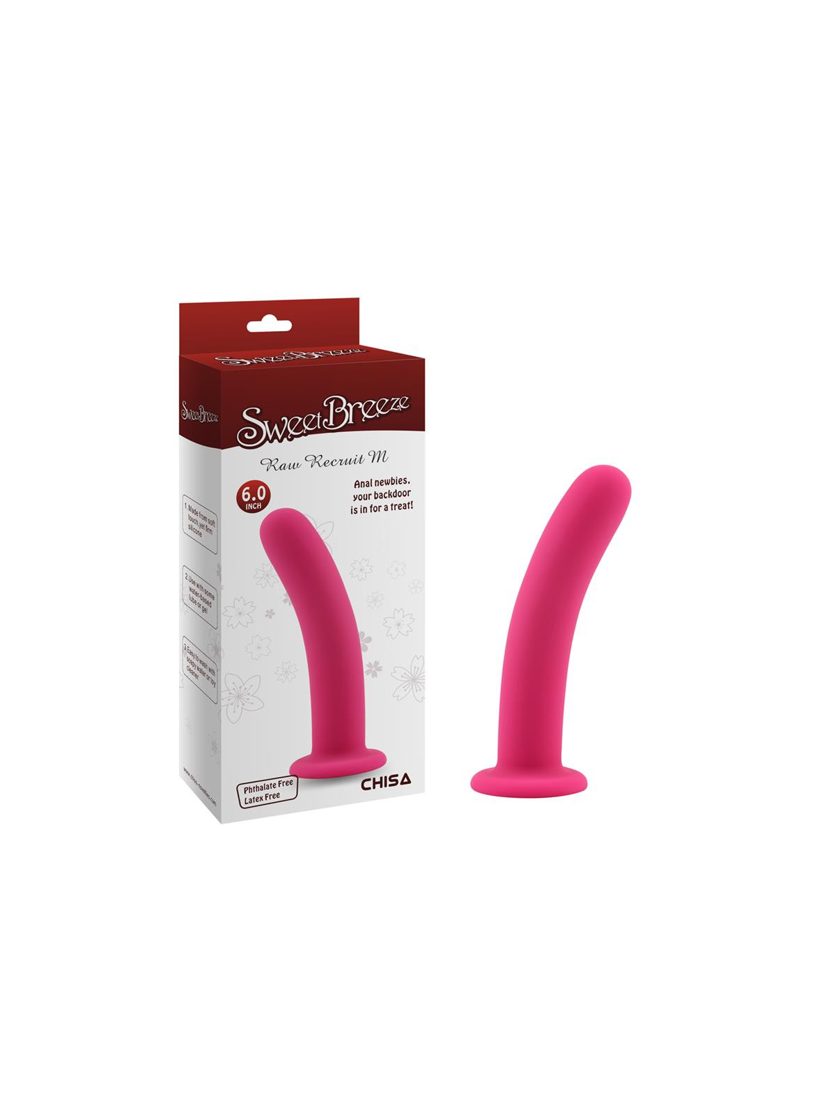 Dildo para Arnés Raw Recruit M Rosa