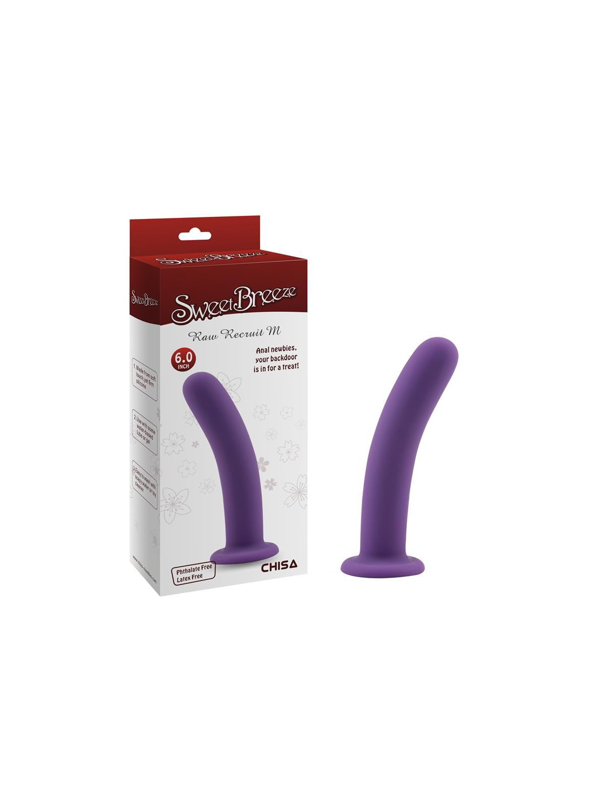 Dildo para Arnés Raw Recruit M Purpura