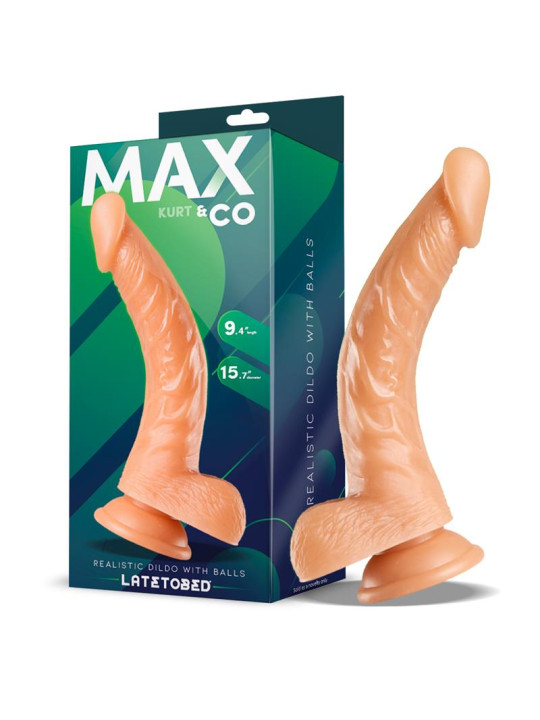 Kurt Dildo Realista con Testículos Natural 9,4 - 24 cm