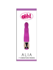 Vibrador Alia Purpura Silicona 17.5 x 3.2 cm