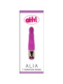 Vibrador Alia Purpura Silicona 17.5 x 3.2 cm