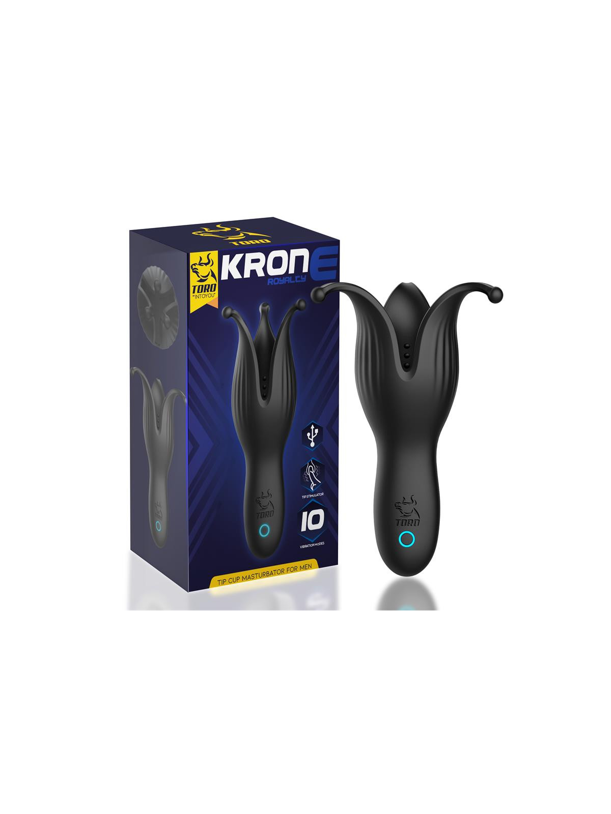 Krone Copa Masturbadora para el Pene Silicona USB