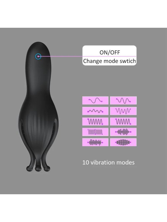 Krone Copa Masturbadora para el Pene Silicona USB