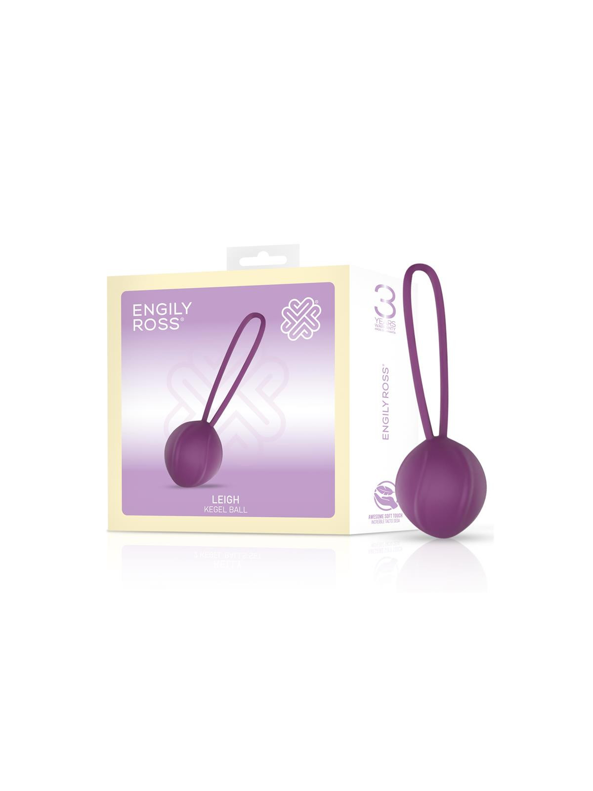 Leigh Bola Kegel Silicona Púrpura