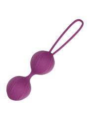 Garbo Bola Doble Kegel Silicona Púrpura