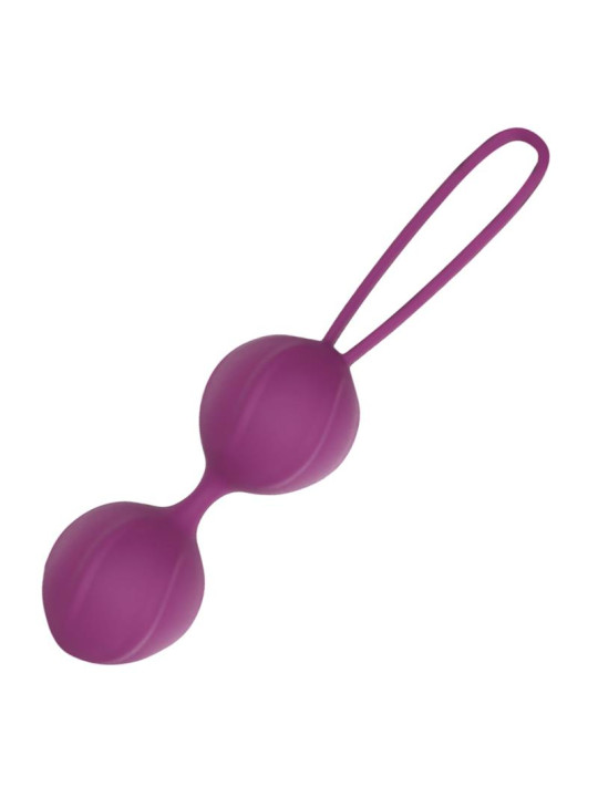 Garbo Bola Doble Kegel Silicona Púrpura