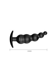 Plug Anal Burbujas Silicona Negro