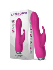 Couby Vibrador de Conejito Silicona Rosa