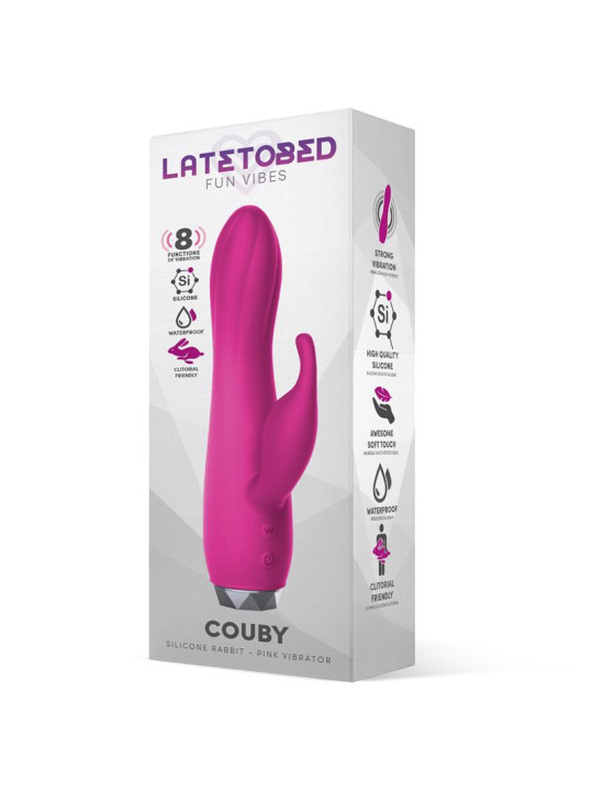 Couby Vibrador de Conejito Silicona Rosa