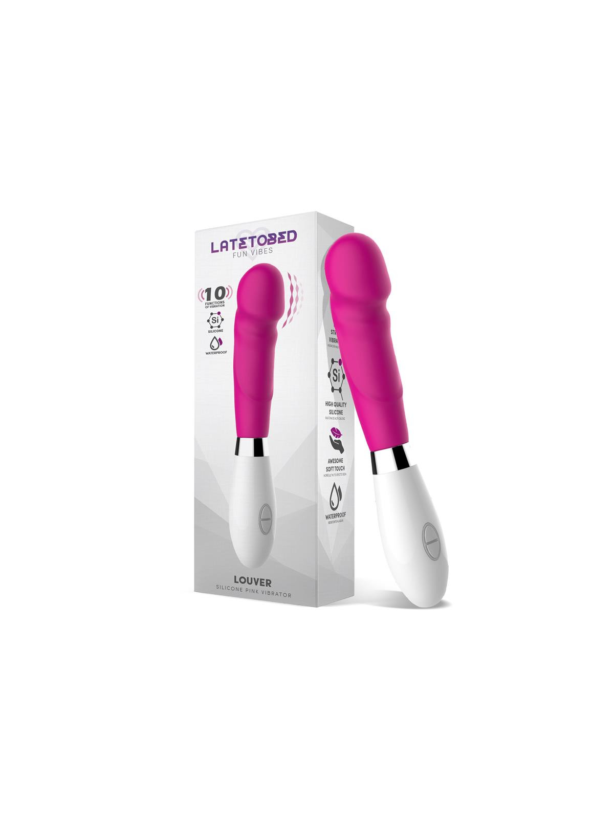 Louver Vibrador Silicona Rosa