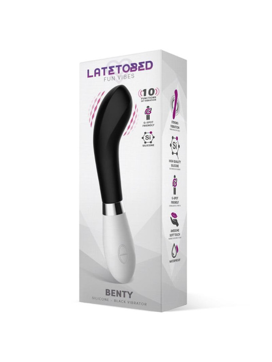 Benty Vibrador Silicona Negro