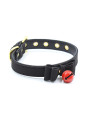 Collar con Lazo y Cascabel 44 cm Negro/Rojo