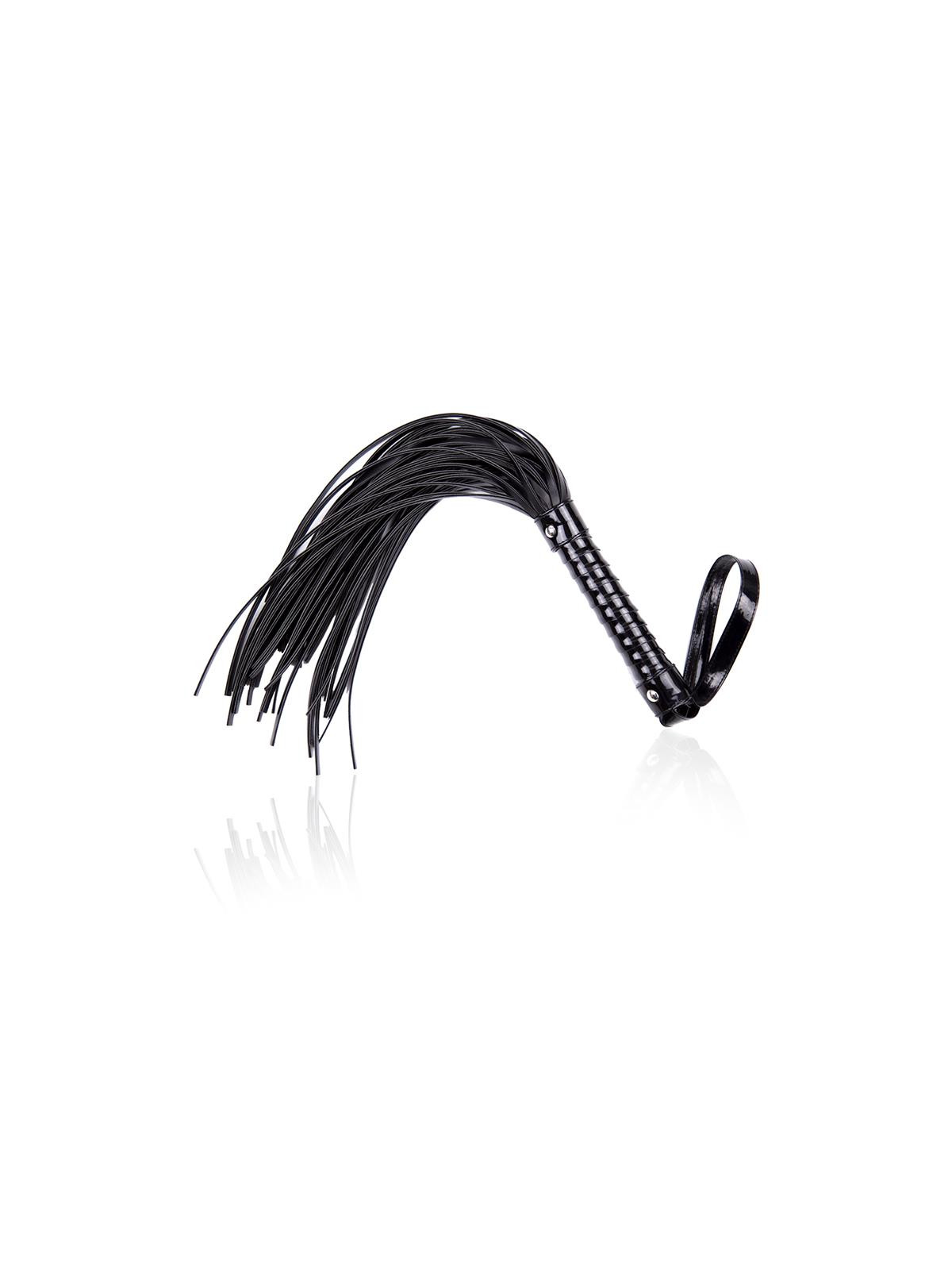 Flogger con Mango Brillante 44 cm Negro