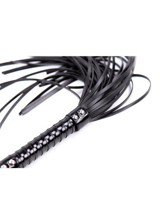 Flogger con Mango Brillante 44 cm Negro