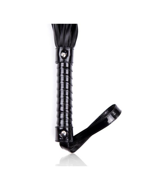 Flogger con Mango Brillante 44 cm Negro