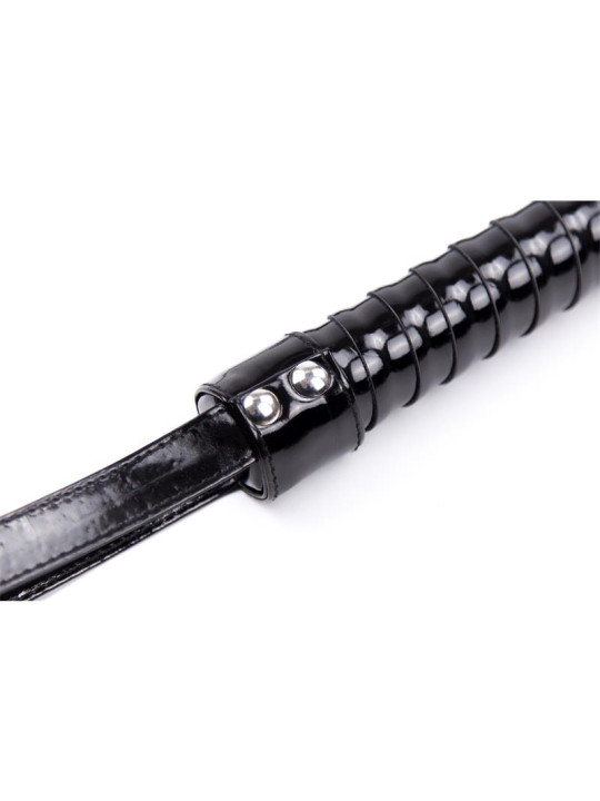 Flogger con Mango Brillante 44 cm Negro