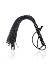 Flogger de Silicona con Mango con 6 Bolas 26 cm Negro