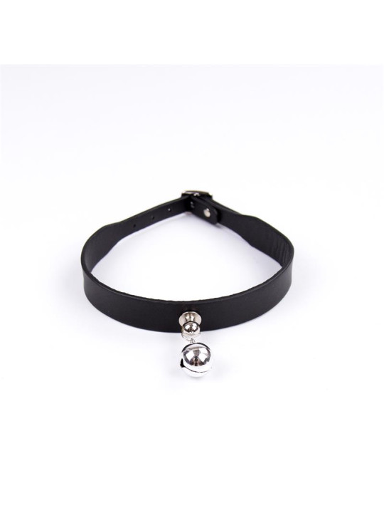 Collar con Cascabel Ajustable 43 cm Negro