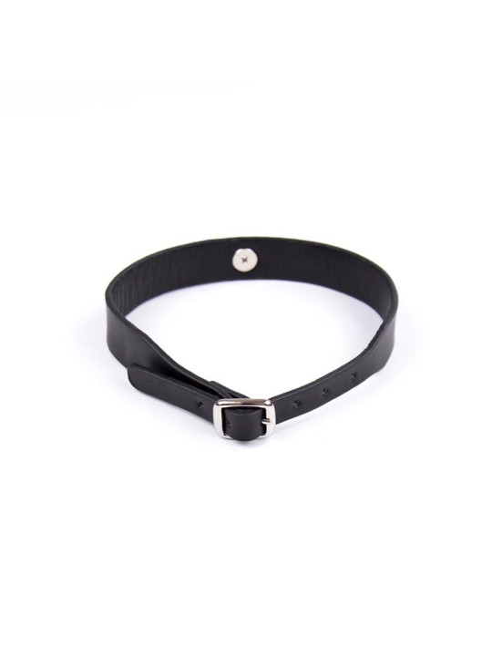 Collar con Cascabel Ajustable 43 cm Negro