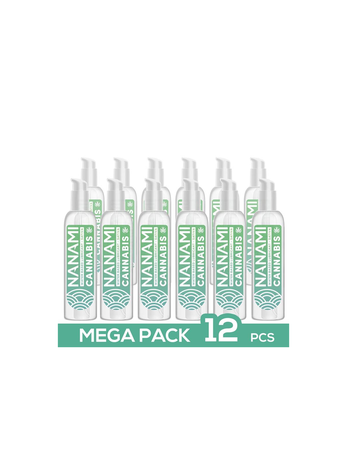 Pack de 12 Lubricante Base Agua Cannabis 150 ml