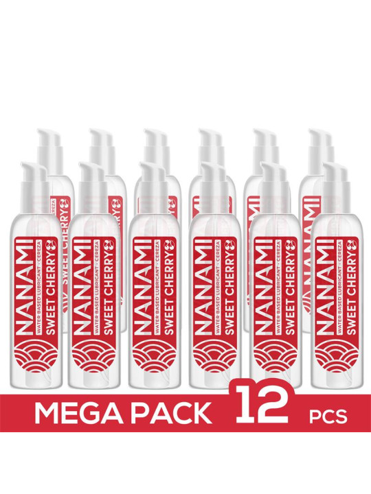 Pack de 12 Lubricante Base Agua Cereza Dulce 150 ml