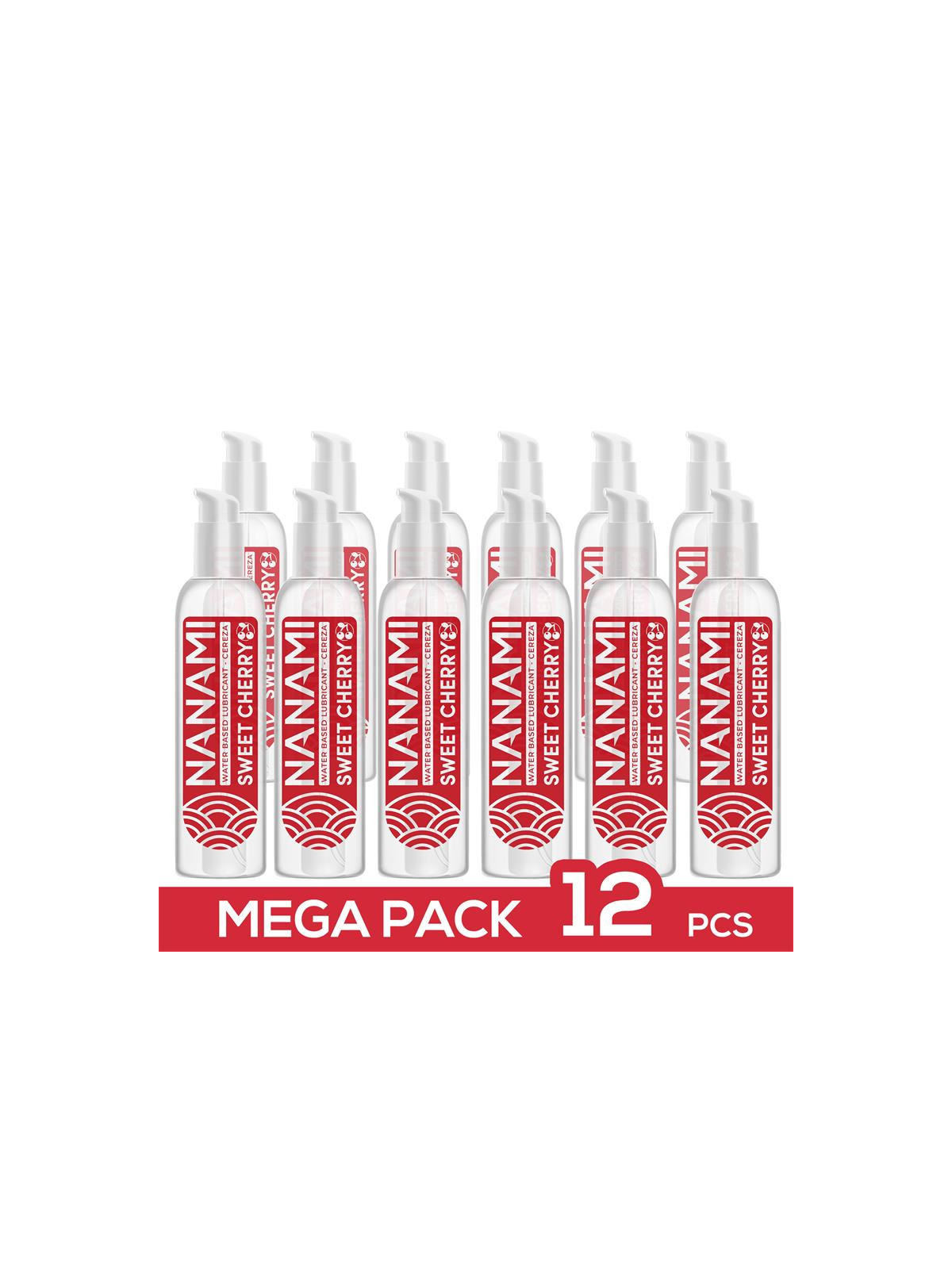 Pack de 12 Lubricante Base Agua Cereza Dulce 150 ml