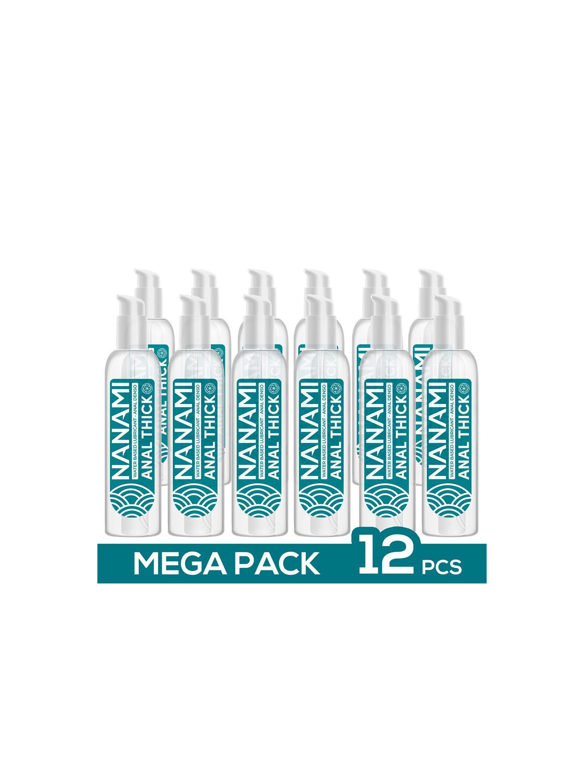 Pack de 12 Lubricante Anal Base Agua Alta Densidad 150 ml