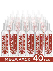 Pack de 40 Lubricante Base Agua Efecto Calor 150 ml