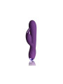 Flutter Rabbit Vibrador con Conejito 2 Motores Púrpura