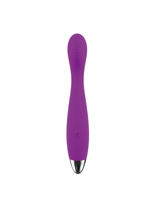 No. Ten Vibrador Hiper-Flexible Punto-G USB Magnético Silicona