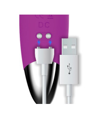 No. Ten Vibrador Hiper-Flexible Punto-G USB Magnético Silicona