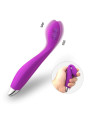 No. Ten Vibrador Hiper-Flexible Punto-G USB Magnético Silicona