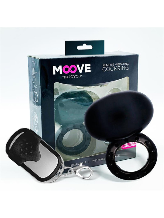 Anillo Vibrador con Control Remoto Negro