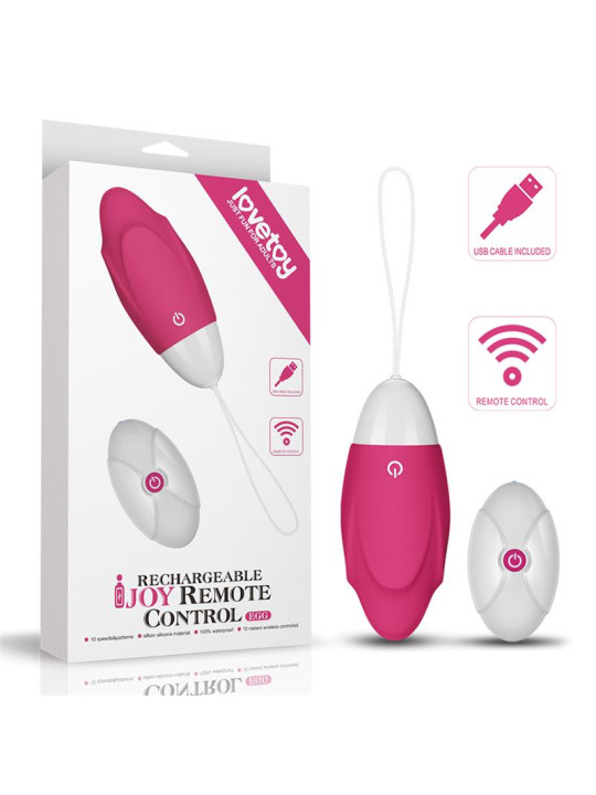 Huevo Vibrador iJoy Control Remoto USB Rosa