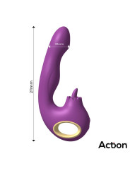 Toka Vibrador con Oscilación 360 Grados y Lengua Estimuladora