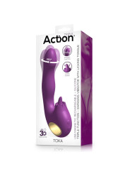 Toka Vibrador con Oscilación 360 Grados y Lengua Estimuladora