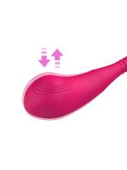 No. TwentyThree Vibrador Doble con Pulsación y Thrusting Flexible 180 Grados