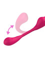 No. TwentyThree Vibrador Doble con Pulsación y Thrusting Flexible 180 Grados