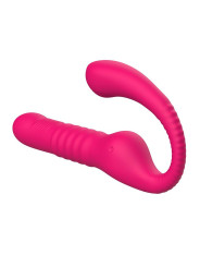 No. TwentyThree Vibrador Doble con Pulsación y Thrusting Flexible 180 Grados