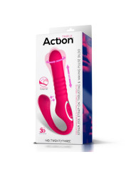 No. TwentyThree Vibrador Doble con Pulsación y Thrusting Flexible 180 Grados