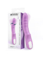 Brightpurple Vibrador y Rotador Doble Motor 360º USB Silicona