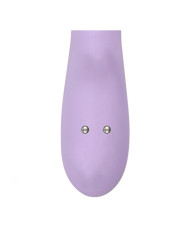 Brightpurple Vibrador y Rotador Doble Motor 360º USB Silicona