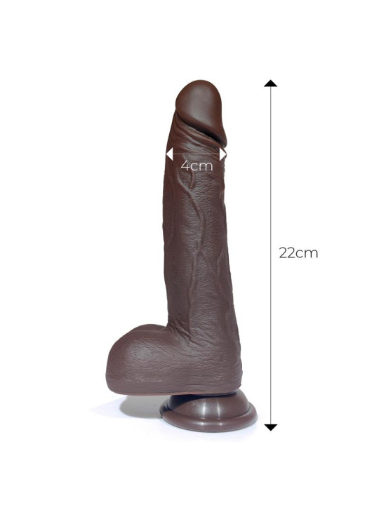 Severo Dildo Realista Turbo Shaking Thrusting, Rotación 360 Grados Control Remoto Efecto Calor