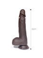 Severo Dildo Realista Turbo Shaking Thrusting, Rotación 360 Grados Control Remoto Efecto Calor