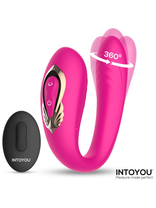 Lanty Vibrador para Parejas con Oscilación 360 Grados y Control Remoto