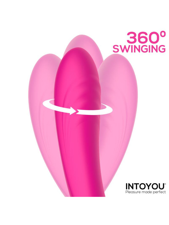 Lanty Vibrador para Parejas con Oscilación 360 Grados y Control Remoto