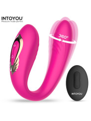 Lanty Vibrador para Parejas con Oscilación 360 Grados y Control Remoto