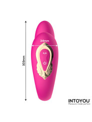 Lanty Vibrador para Parejas con Oscilación 360 Grados y Control Remoto